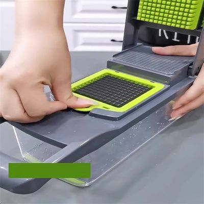 كن مبدعًا في المطبخ مع آلة قطع الفواكه والخضروات اليدوية 12 في 1