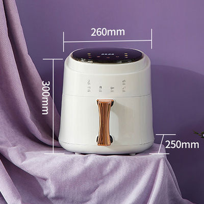 6L 3L شاشة لمسة طباخ الهواء المزدوج الكهربائية طباخة عميقة فرن ذكي رف بدون زيت طباخ هوائي بلاستيكي