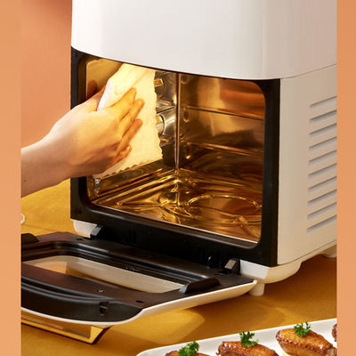 1201W-1500W التيار التجاري طباخ الهواء الرقمي 12L 15L بدون زيت مع رف صغير