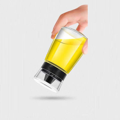 الزجاج الشفاف الزيت جر 170ML زيت الخل قنينة رش مجموعة لمستلزمات المطبخ 425g