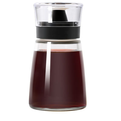 الزجاج الشفاف الزيت جر 170ML زيت الخل قنينة رش مجموعة لمستلزمات المطبخ 425g