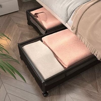 التصميم الوظيفي رف تخزين متعدد الوظائف للملابس تحت السرير / الكتاب / اللعبة