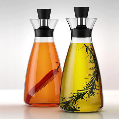 650ML / 400ML زجاج الزيت والخل زجاجات الموزعة بدون قطرة التصميم للمطبخ