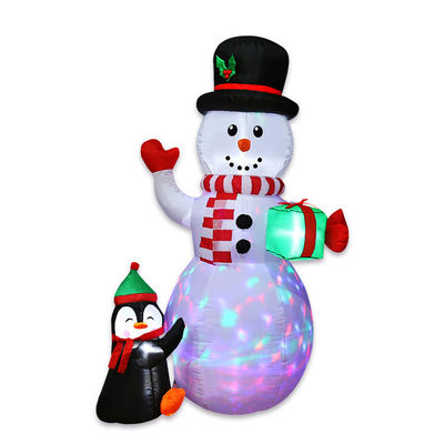زينة الحفلات البوليستر الزينة مع أضواء عيد الميلاد LED سانتا كلوز navidad