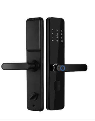 أمان خارجي مقبض الباب الرقمي مع Tuya Ttlock وتعرف بصمات الأصابع
