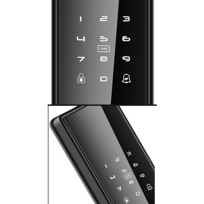 أمان خارجي مقبض الباب الرقمي مع Tuya Ttlock وتعرف بصمات الأصابع