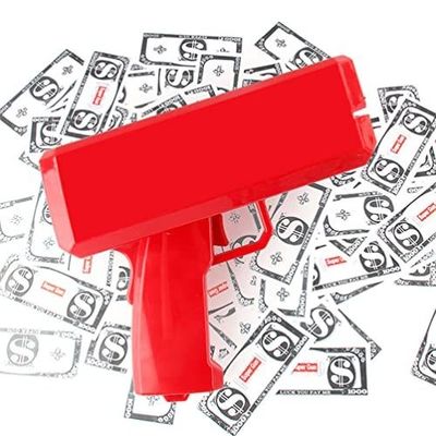 18مسدس عملة بلاستيكي للزفاف