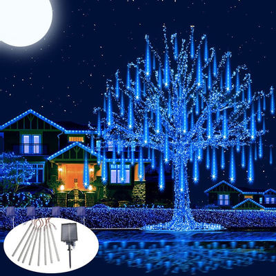 المطر الساقط الخيالية مصابيح سلاسل LED في تصميم مكعب لتزيين المنزل في حفلات العطلات