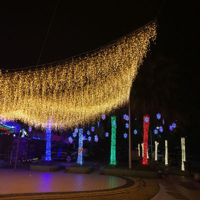 مضادات المياه PVC مصابيح LED للياقة الشمسية للزينة الهالوين 100 LED حفل زفاف في الهواء الطلق