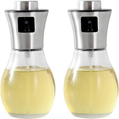 زجاجة زيت مريحة ودائمة رذاذ 165ml زجاج زيت رذاذ زجاجة لطهي السلطة الشواء