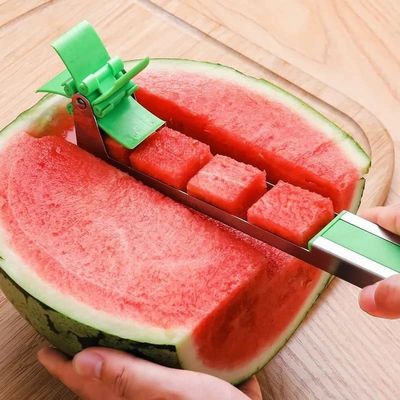 قطع البطيخ بفعالية مع طابعة الطاحونة الهوائية سلطة قطاع الفاكهة 33 * 7 * 3.5 سم