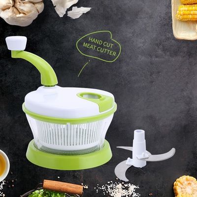أداة تقطيع الخضروات يدوياً طاحونة لحوم مزج السلطة مع غطاء