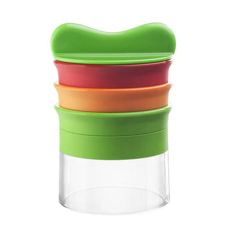 البرتقالي 3 في 1 Spiralizer مجموعة قطع جوليان الخام والرفيعة لأدوات المطبخ الذكية